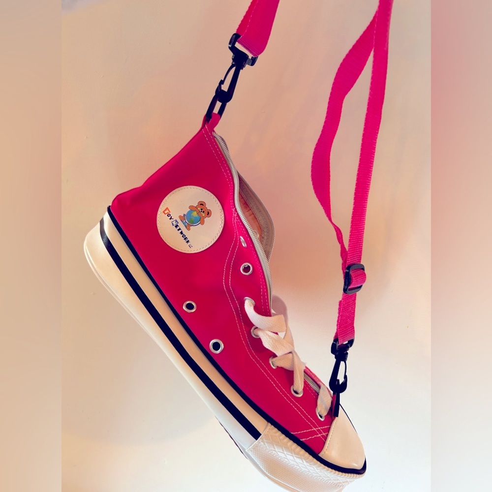 Barbie pink Converse shoe purse